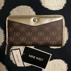 Nine West Zip Around Wallet
